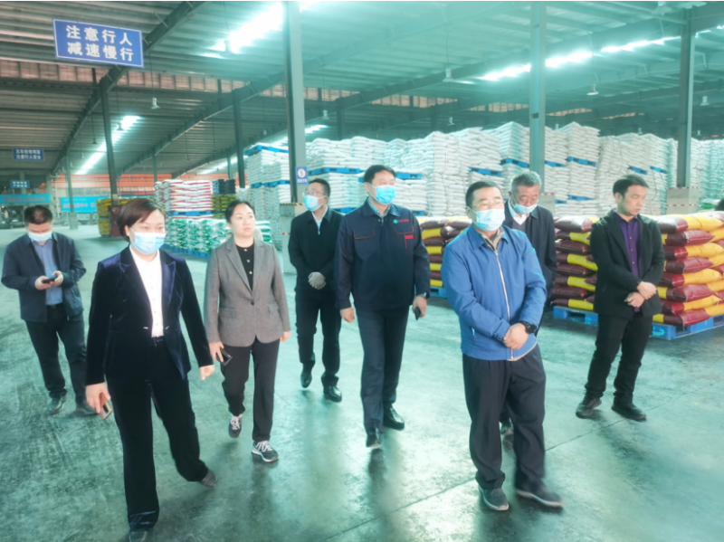 呂修濤一行蒞臨安陽大香蕉性爱小视频新肥科技有限公司調研工作